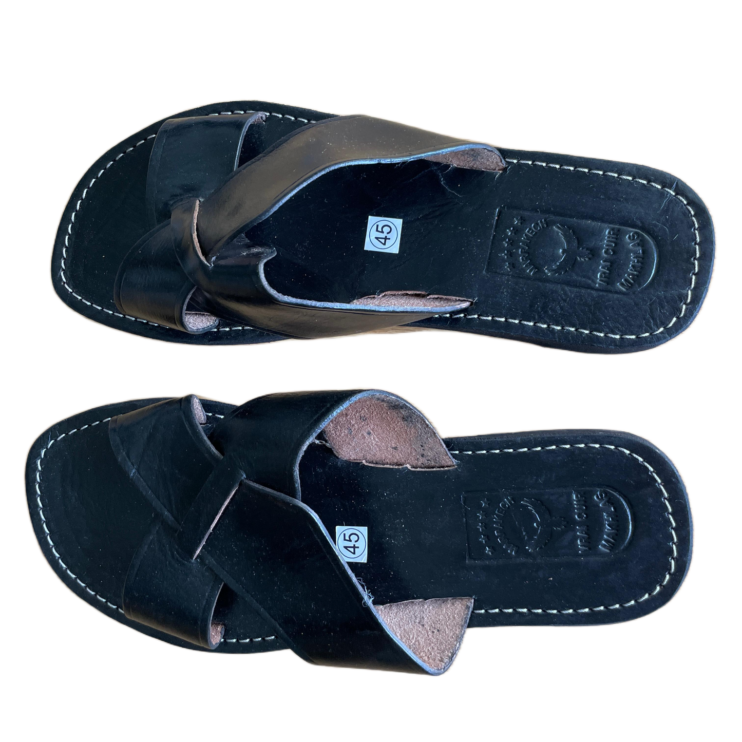 Sandales Cuir Noir