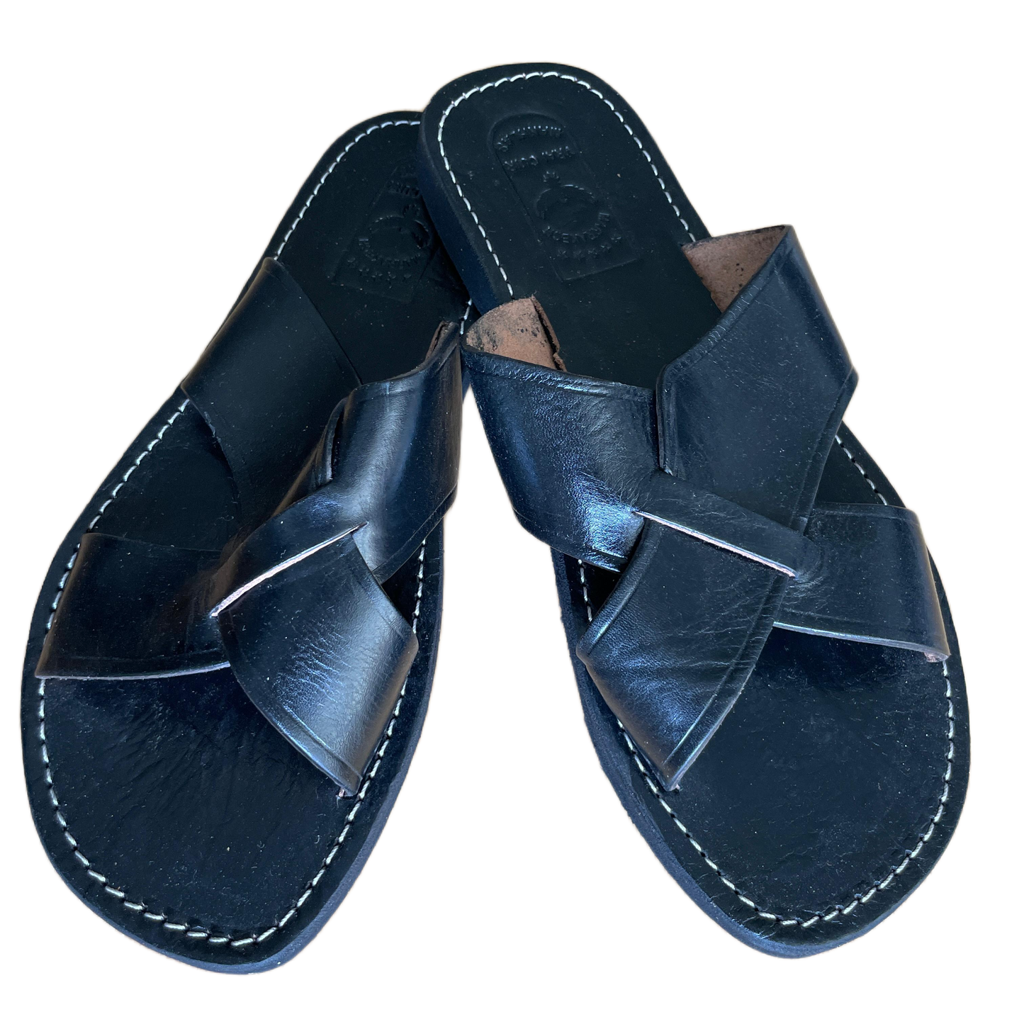 Sandales Cuir Noir