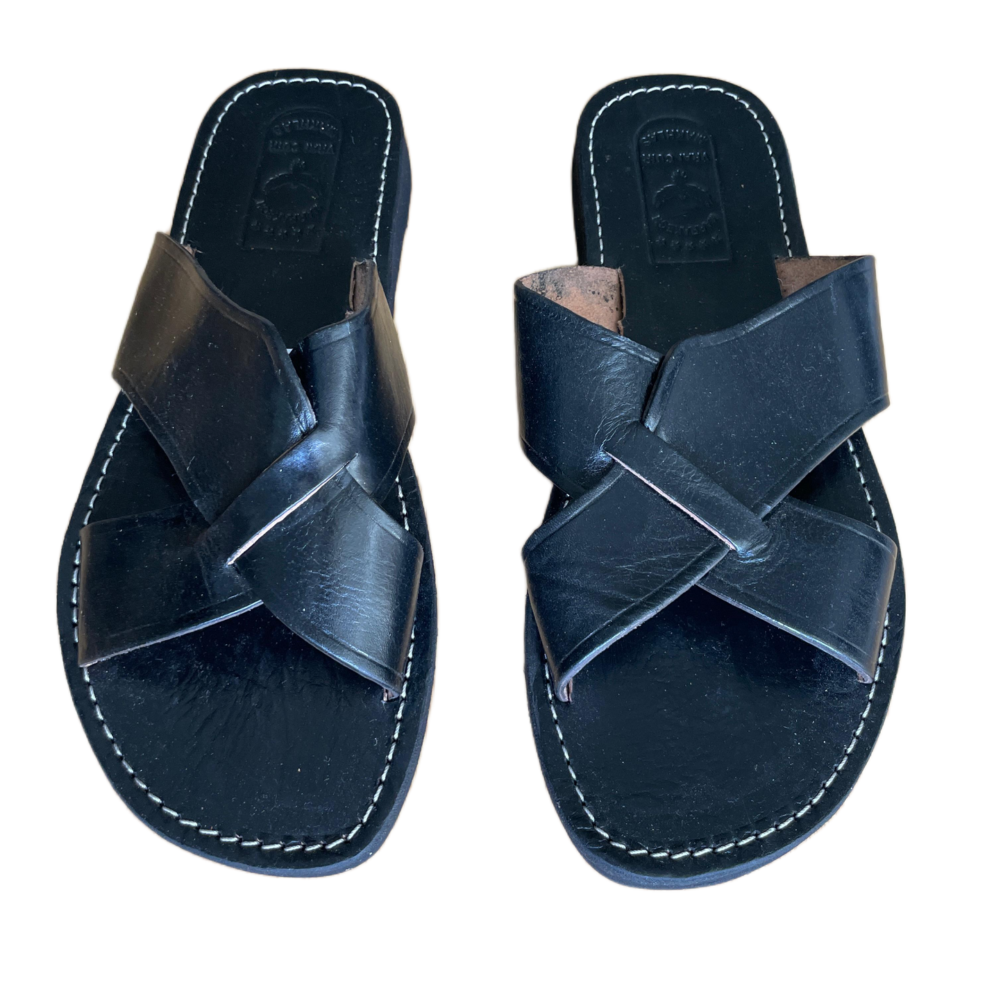 Sandales Cuir Noir