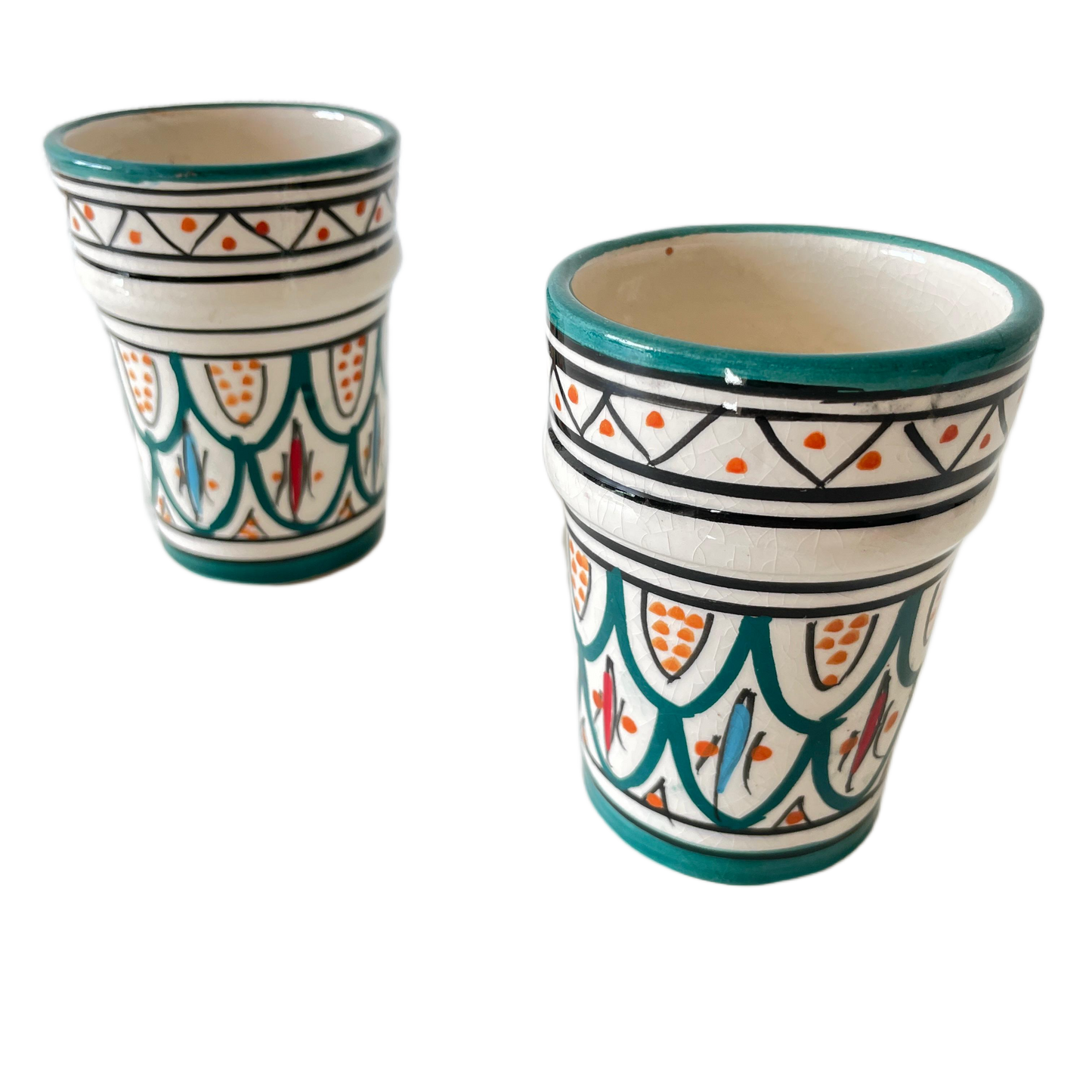 2 Verres en céramique