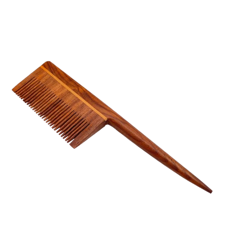Peigne en bois artisanal