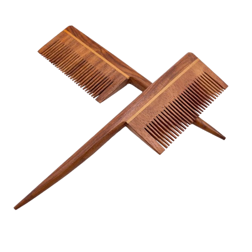 Peigne en bois artisanal