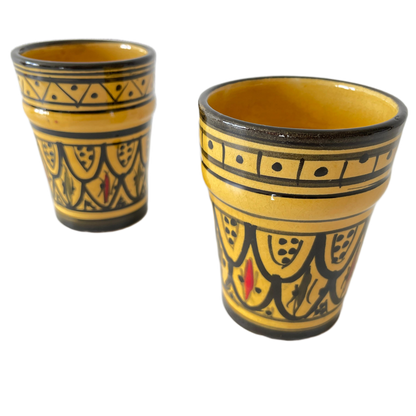 2 Verres  en céramique