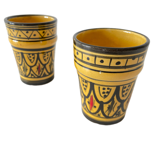 2 Verres  en céramique