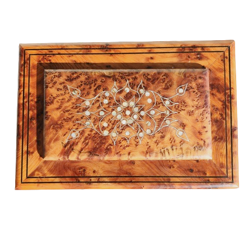 Boîte à bijoux en bois de Thuya