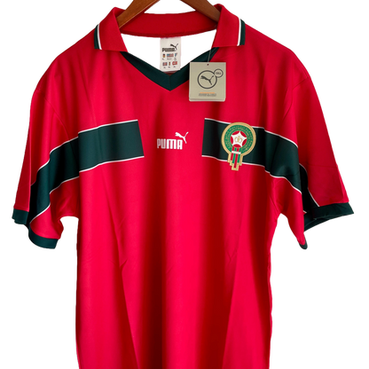 Maillot Rétro Maroc 1998 Rouge - vue face