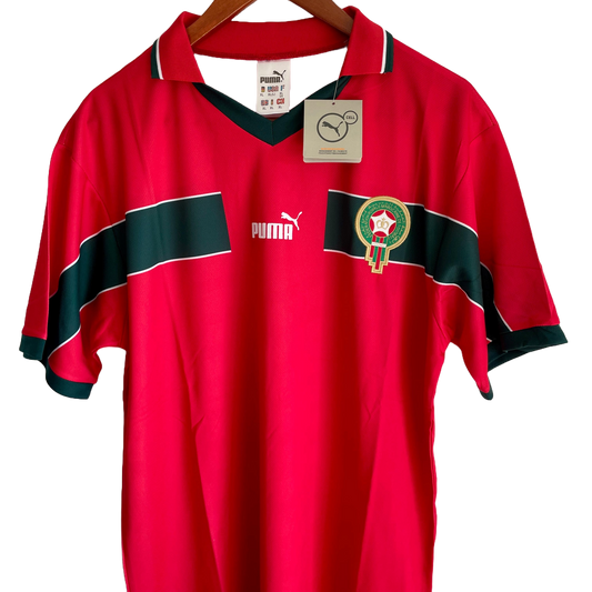 Maillot Rétro Maroc 1998 Rouge - vue face