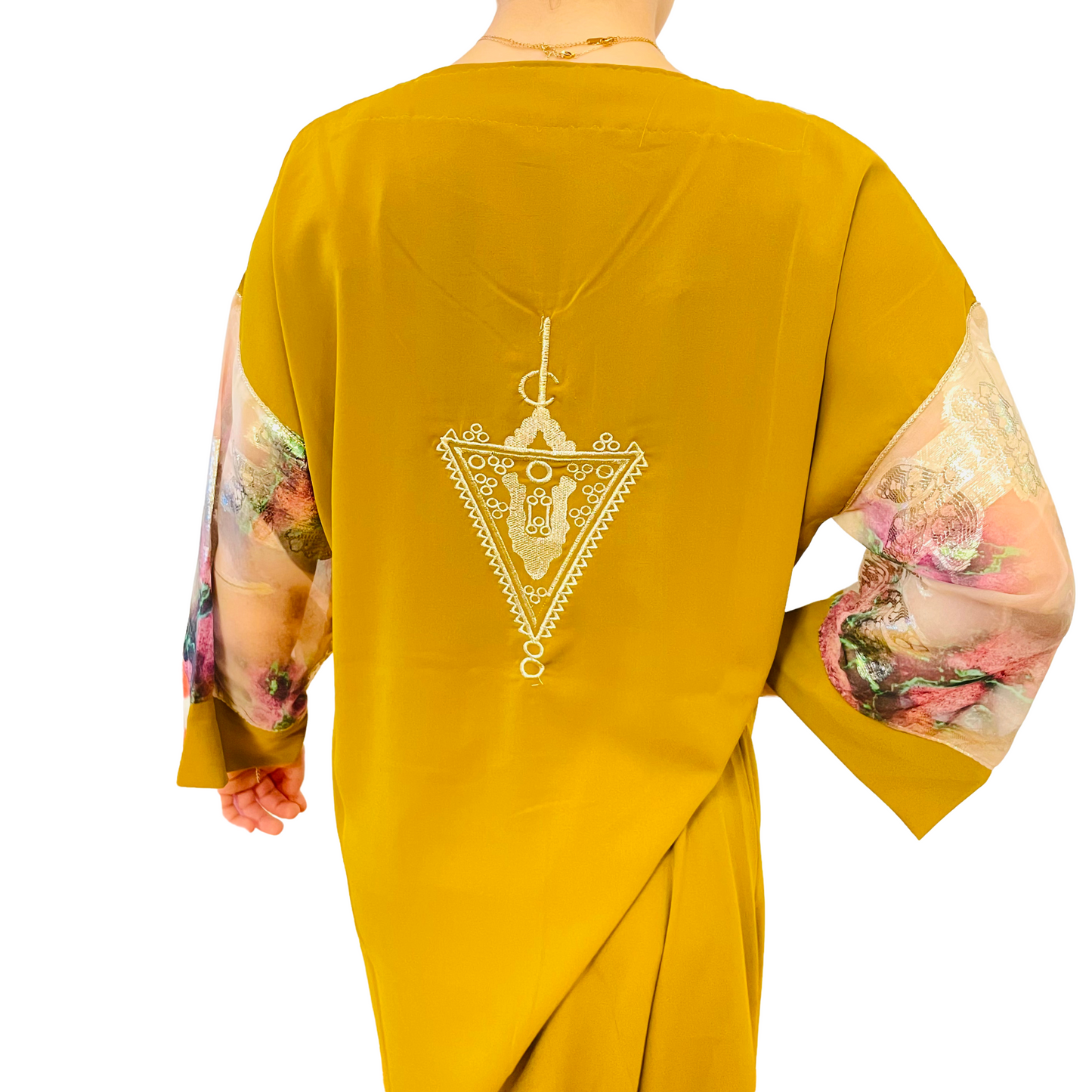 Gandoura Jaune Moutarde