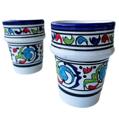 2 Verres  en céramique