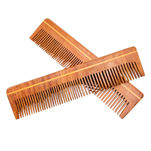 Peigne en bois artisanal